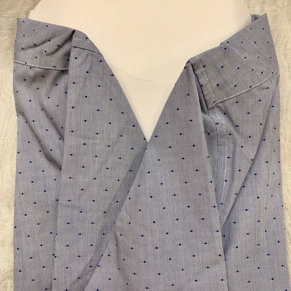 Ryan Seacrest blue dress shirt - formal- NWT - Picture 7 of 7